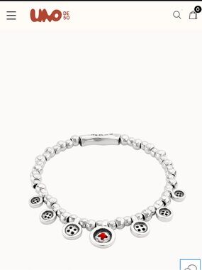 NWT Uno de 50 Lady in Red Bracelet